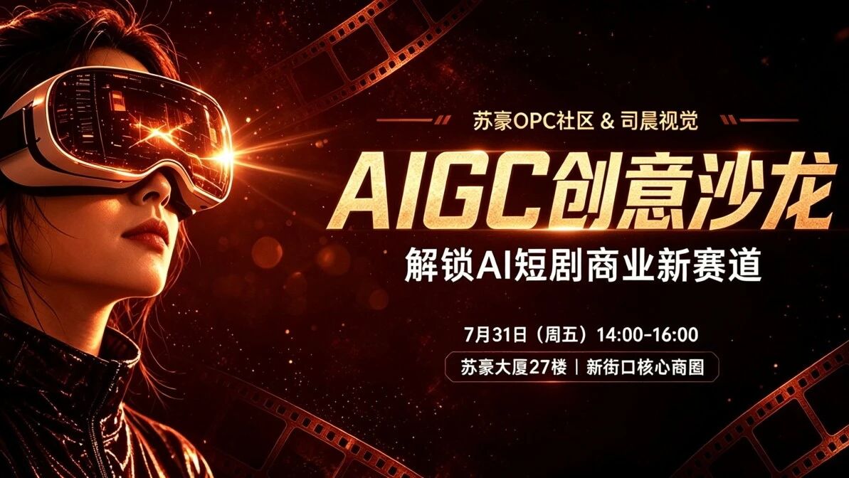 苏豪资产运营集团：“数智苏豪”OPC社区 首场AIGC创意沙龙圆满举办